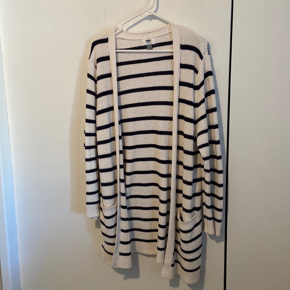 Old Navy XL striped cardigan